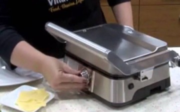 The VillaWare Panini Grill is a versatile sandwich maker that also doubles as a panini grill.