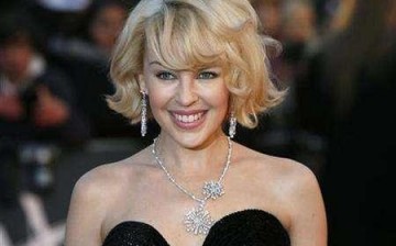Singer Kylie Minogue arrives for the Brit Awards at Earls Court in London February 20, 2008. 