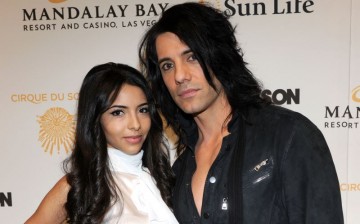 Criss Angel seen here with his fiance, Sandra Gonzalez, at the Mandalay Bay Resort and Casino in Las Vegas.