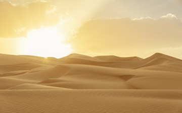 Rub' al Khali desert in the Arabian Peninsula