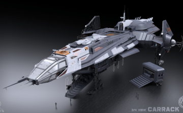 A cool spaceship from 'Star Citizen'