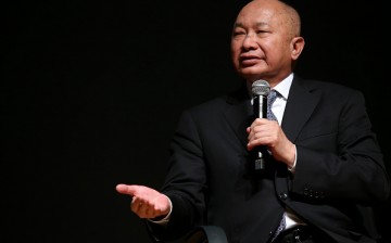 Director John Woo speaks during a panel discussion at the Tokyo International Film Festival 2015 at Roppongi Hills in Tokyo, Oct. 25, 2015.