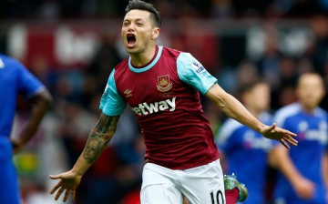 West Ham forward Mauro Zárate.