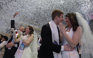 Unification Church Holds Mass Wedding