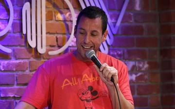  Adam Sandler performs at the Boot Campaign's Comedy Boot Jam at The Improv on October 28, 2015 in Hollywood, California.