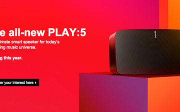 Sonos Play: 5 costs $500 and will be available on Nov. 20.