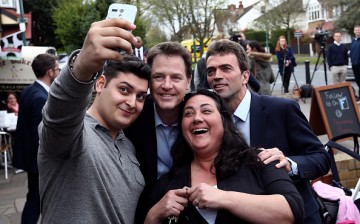 Nick Clegg Campaigns In Maidstone And Carshalton