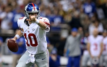 New York Giants quarterback Eli Manning.