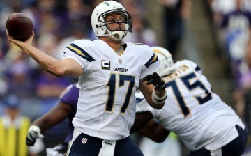 San Diego Chargers quarterback Philip Rivers (#17).