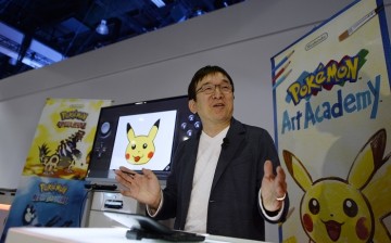 Sunekazu Ishihara, president and chief executive officer of The Pokemon Company and producer of Pokemon, introduces the new 