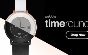 The new Pebble Time Round, as the name suggests, sports a traditional round shape.