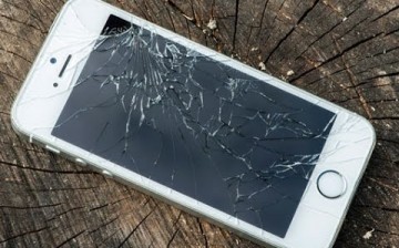 A cracked Apple iPhone screen is very hard and expensive to replace. 