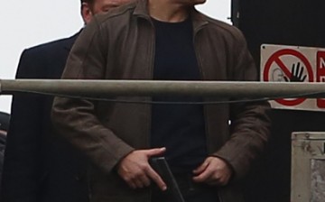  Matt Damon seen filming Bourne 5 in Paddington on November 10, 2015 in London, England.