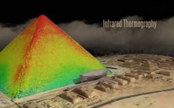 New thermal scannings of the Giza ancient pyramids reveal several anomalies.