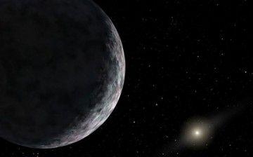 The most distant object in the solar system is three times as far as Pluto's distance from the sun.