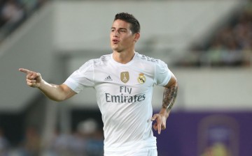 Real Madrid midfielder James Rodriguez.