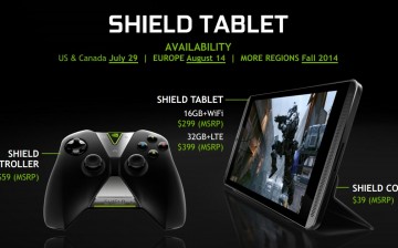 NVIDIA launches SHIELD Tablet As SHIELD Tablet K1