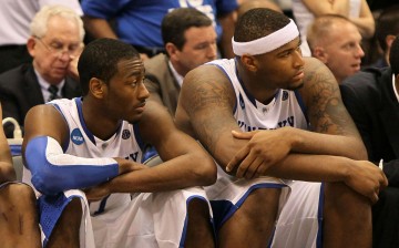 NBA Trade Rumors: John Wall (L) and DeMarcus Cousins during their college stint at Kentucky.