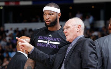 George Karl and DeMarcus Cousins