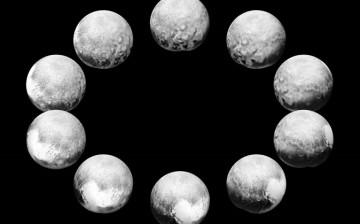 On approach in July 2015, the cameras on NASA’s New Horizons spacecraft captured Pluto rotating over the course of a full “Pluto day.” The best available images of each side of Pluto taken during approach have been combined to create this view of a full r
