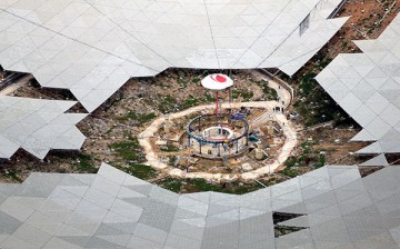 Known as the Five-hundred-meter Aperture Spherical Telescope or FAST, the telescope will become the largest of its kind upon completion. 