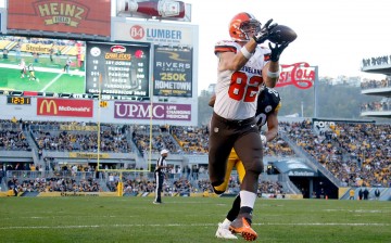 Cleveland Browns tight end Gary Barnidge (#82).