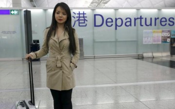 Anastasia Lin, Miss World Canada, was stranded at Hong Kong airport.