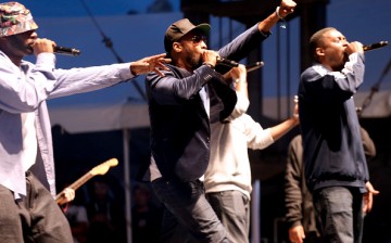Wu-Tang Clan perform on stage during the 2015 Riot Fest at Downsview Park on September 20, 2015 in Toronto, Canada. 