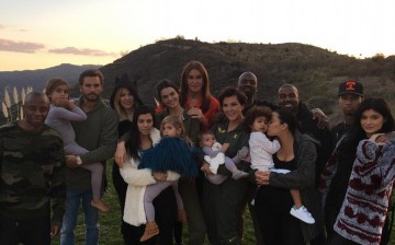 Seen here is complete Kardashian-Jenner family assembled on Thanksgiving.