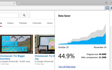 Google Chrome Data Saver 