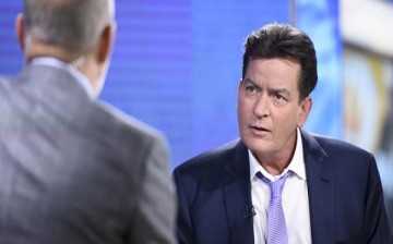 Charlie Sheen during an interview with NBC's ''Today'' 