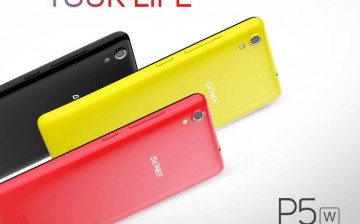 The Gionee P5W is available in five colors