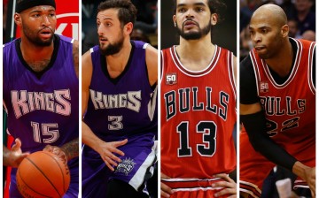 NBA Trade Rumors (from L to R): DeMarcus Cousins, Marco Belinelli, Joakim Noah, and Taj Gibson.