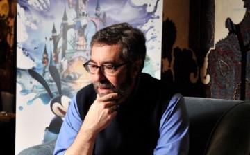 Portrait of American video game designer Warren Spector photographed during an interview in London, on March 30, 2012. Spector is best known for working on the Deus Ex series of video games. 