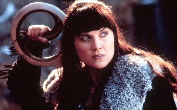 Actress Lucy Lawless portrayed the role of 'Xena: Warrior Princess' in 1999.
