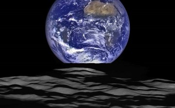 NASA's Lunar Reconnaissance Orbiter captured this Earthrise image from a unique point of view.