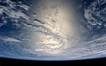 A view of earth from space