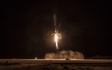 Elon Musk revealed that SpaceX's Falcon 9 rocket is ready to fire again after a successful vertical landing.