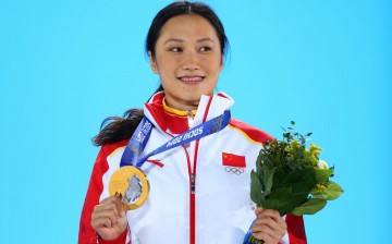 China speed skating Olympic champion Zhang Hong.