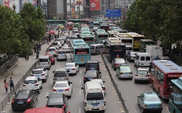 Traffic Jam Before National Day In China
