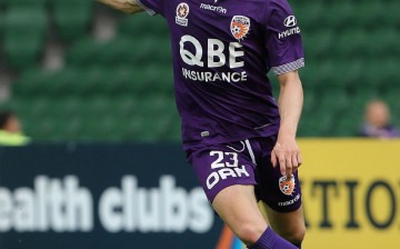 Former Perth Glory center back Michael Thwaite now plays for CSL's Liaoning Whowin.