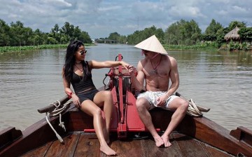 Zac Efron and girlfriend Sami Miro in Vietnam