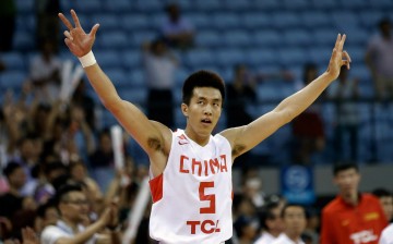 Liaoning Flying Leopards shooting guard Guo Ailun.