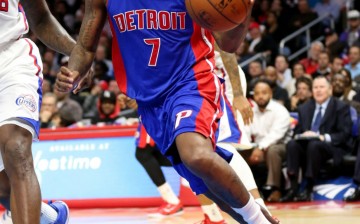 Detroit Pistons point guard Brandon Jennings.