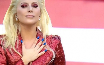 Lady Gaga Super Bowl 50 National Anthem performance