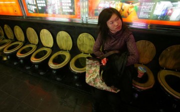 Seats In The Shape Of Western-Style Toilets Appear In Nanjing