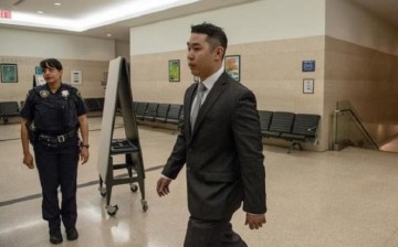 NYPD police officer Peter Liang during the pre-trial hearing. Liang is now facing a $200,000 lawsuit from Akai Gurley's girlfriend.