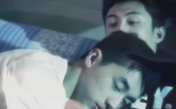 A screenshot from the gay drama 'Addiction,' which has been banned by the censor board in China.