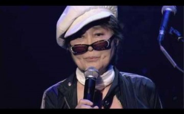 Yoko Ono performs live with her Plastic Ono Band.