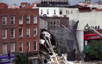 Building collapses caught on camera.